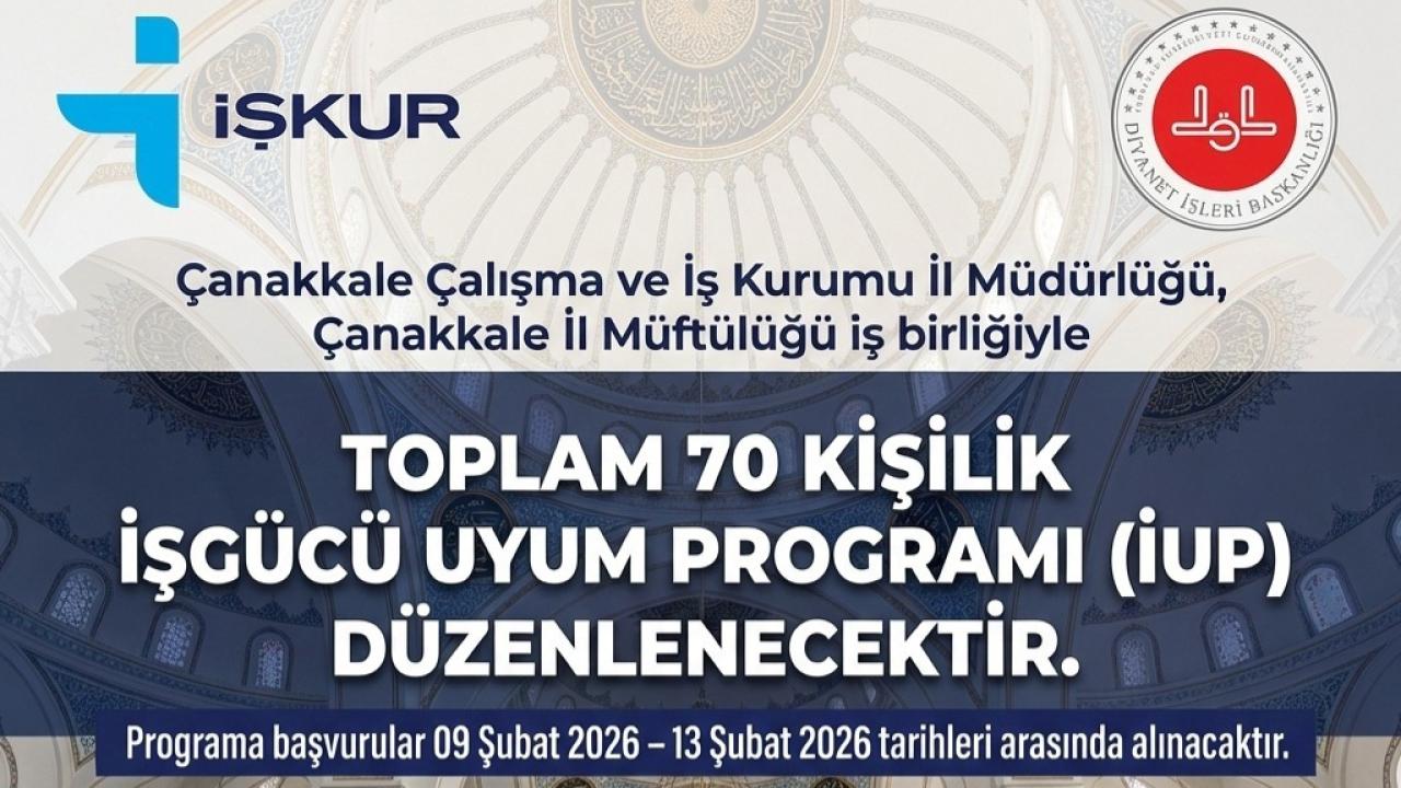 Çanakkale’de 70 Kişiye İş Kapısı Açıldı! Müftülük ve İŞKUR’dan Dev İş Birliği: İşte Başvuru Şartları