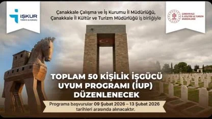 Çanakkale’de Bir İş Kapısı Daha Açıldı! Kültür ve Turizm Müdürlüğü 50 Personel Alacak: İşte Başvuru Detayları