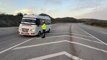 Çanakkale’de Ocak ayında 509 araç trafikten men edildi