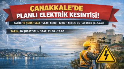 Çanakkale’de Yarın Büyük Kesinti! UEDAŞ O Bölgelerin Fişini Çekiyor: İşte Sokak Sokak Liste