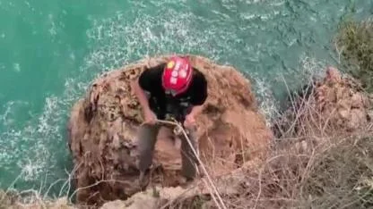 Dalgaların Arasındaki Kedi İçin Film Gibi Operasyon!