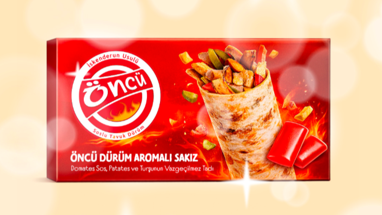 Döner Dünyasında Şaşırtan Yenilik: Soslu Tavuk Dürüm Aromalı Sakız Geliyor