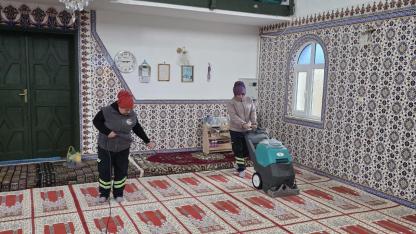 Gökçeada'da camiler Ramazan'a hazır