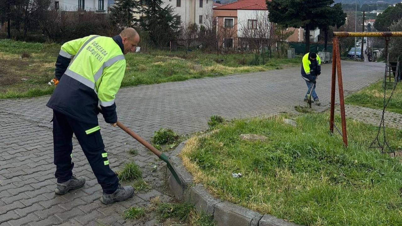 Gökçeada'da sokaklar pırıl pırıl