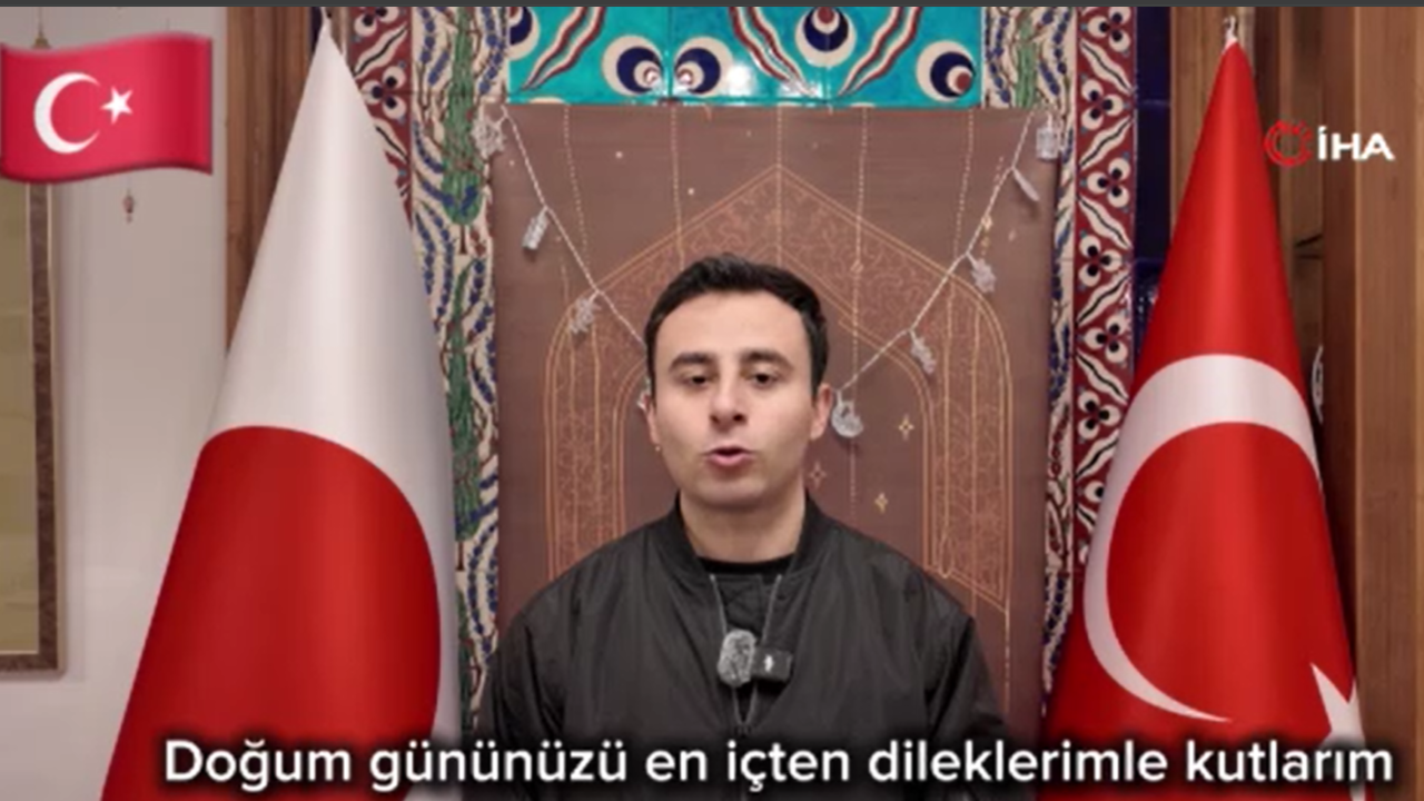 Japonya'dan Erdoğan'a 6 dilde doğum günü selamı