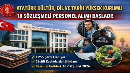 Kamuya 18 Yeni Personel Alınacak: KPSS 60 ve 70 Puanla Şoför, Güvenlik ve Uzman Kadroları Doluyor!