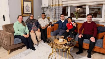 Kaymakam Kaptanoğlu iftar sofrasında Karakuş ailesine konuk oldu