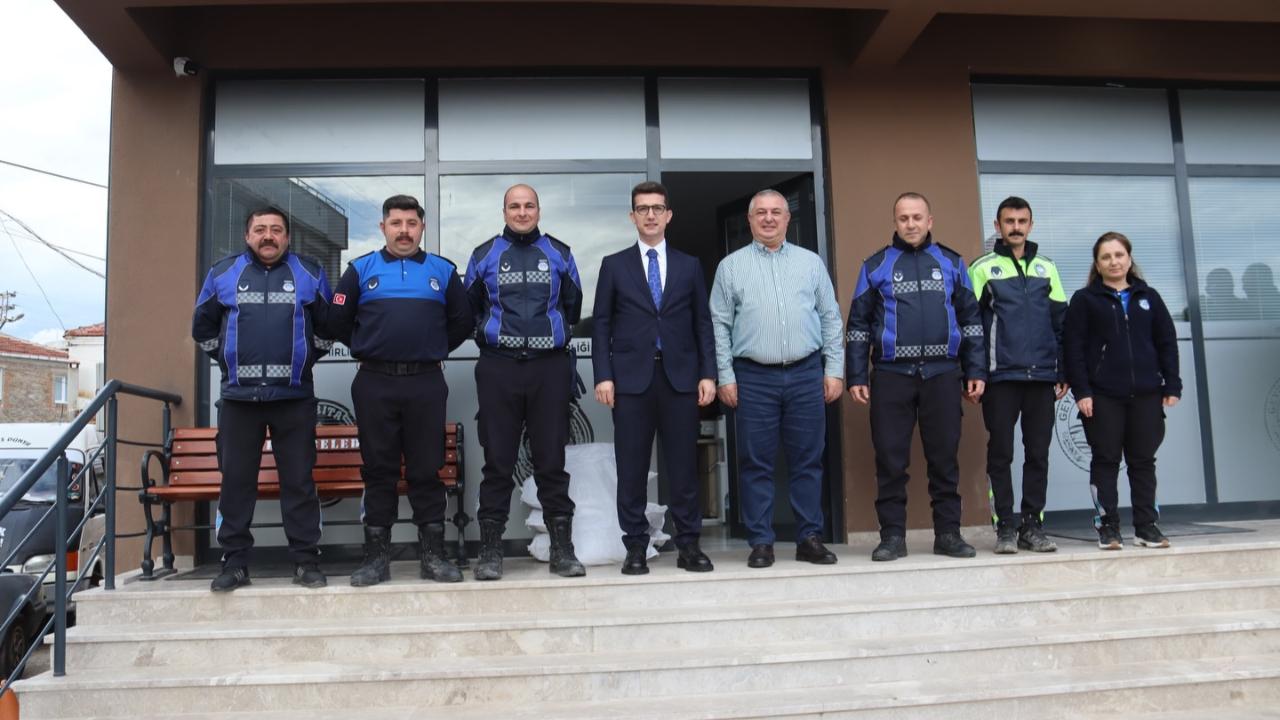 Kaymakam Kaptanoğlu’ndan Geyikli Belediyesi’ne ziyaret