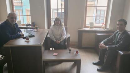 LÖSEV Çanakkale temsilcilerinden gazetemize ziyaret