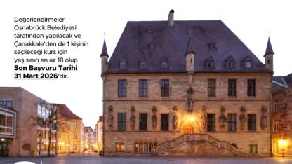 Çanakkale'den Osnabrück’e Eğitim Köprüsü: Ücretsiz Almanca Dil Kursu ve Burs Fırsatı!