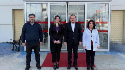 Başkan Öztürk’ten Başhekim Okan’a hayırlı olsun ziyareti