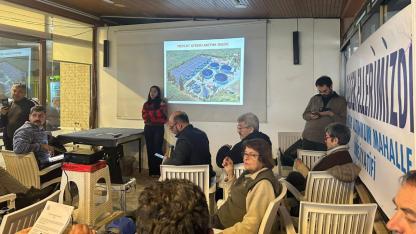 Zeytinli Arıtma Tesisi Toplantısında Tepki: "Sulak alana sanayi tesisine izin vermeyeceğiz!"