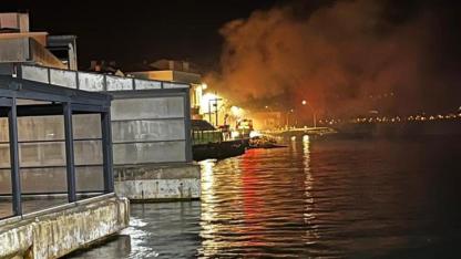 Gelibolu Kayıkhanesi’nde Alevler Yükseldi, Facianın Eşiğinden Dönüldü!