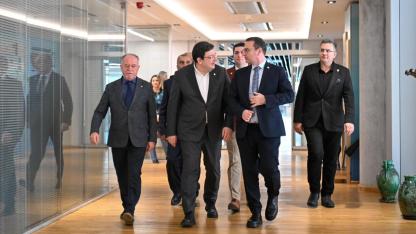 Milletvekili Rıdvan Uz'dan Başkan Erkek'e ziyaret