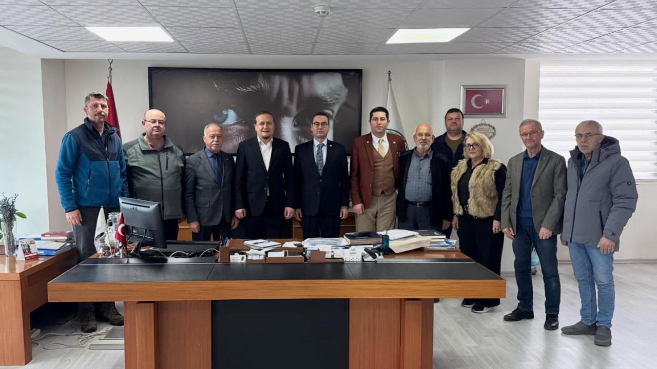 Başkan Atilla Öztürk, İYİ Parti heyetini ağırladı