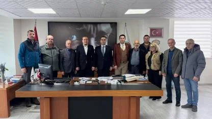 Başkan Atilla Öztürk, İYİ Parti heyetini ağırladı