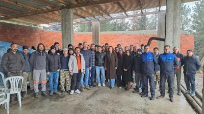 Başkan Zeynep Çelik mesai arkadaşlarıyla bir araya geldi