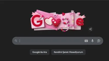 Google'dan 14 Şubat Sürprizi: Sevgililer Günü’ne Özel İnteraktif "Chemistry Cup" Doodle'ı