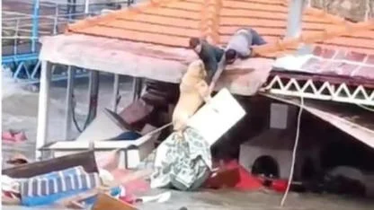 Sel sularında mahsur kalan "Paşa" için seferber oldular