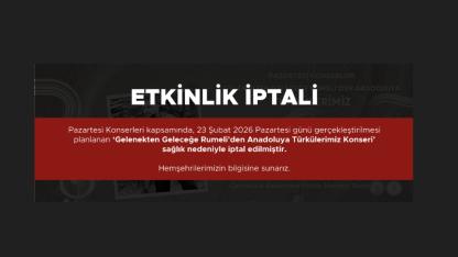 Çanakkale'de etkinlik iptali!