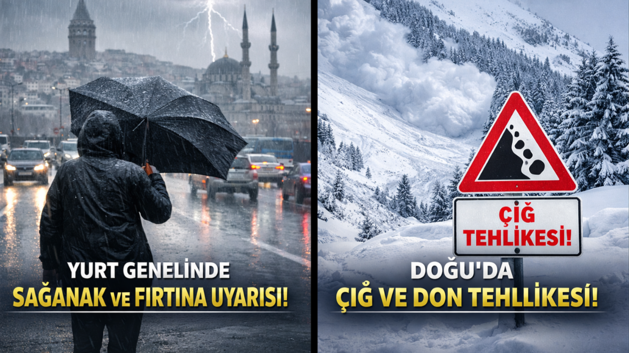 Sakın Hazırlıksız Çıkmayın! Şiddetli Yağış ve Kar Kapıya Dayandı: İşte İl İl Hava Durumu