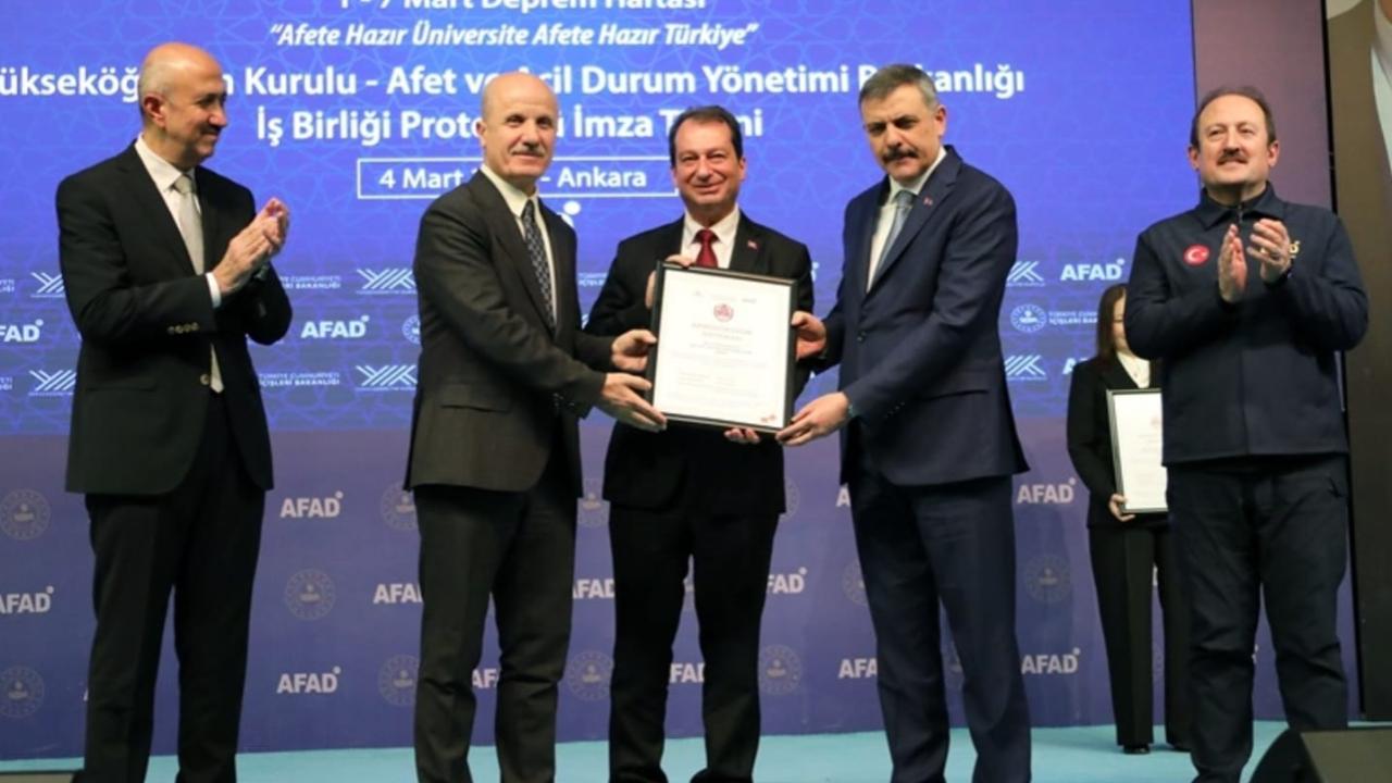 AFAD ve YÖK Arasında Tarihi İmza: ÇOMÜ Sürece Bilimle Yön Verecek