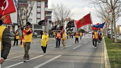 Atalarının İzinde 57 Gönüllü Yürek! 57. Alay Korteji Çanakkale Topraklarına Ayak Bastı