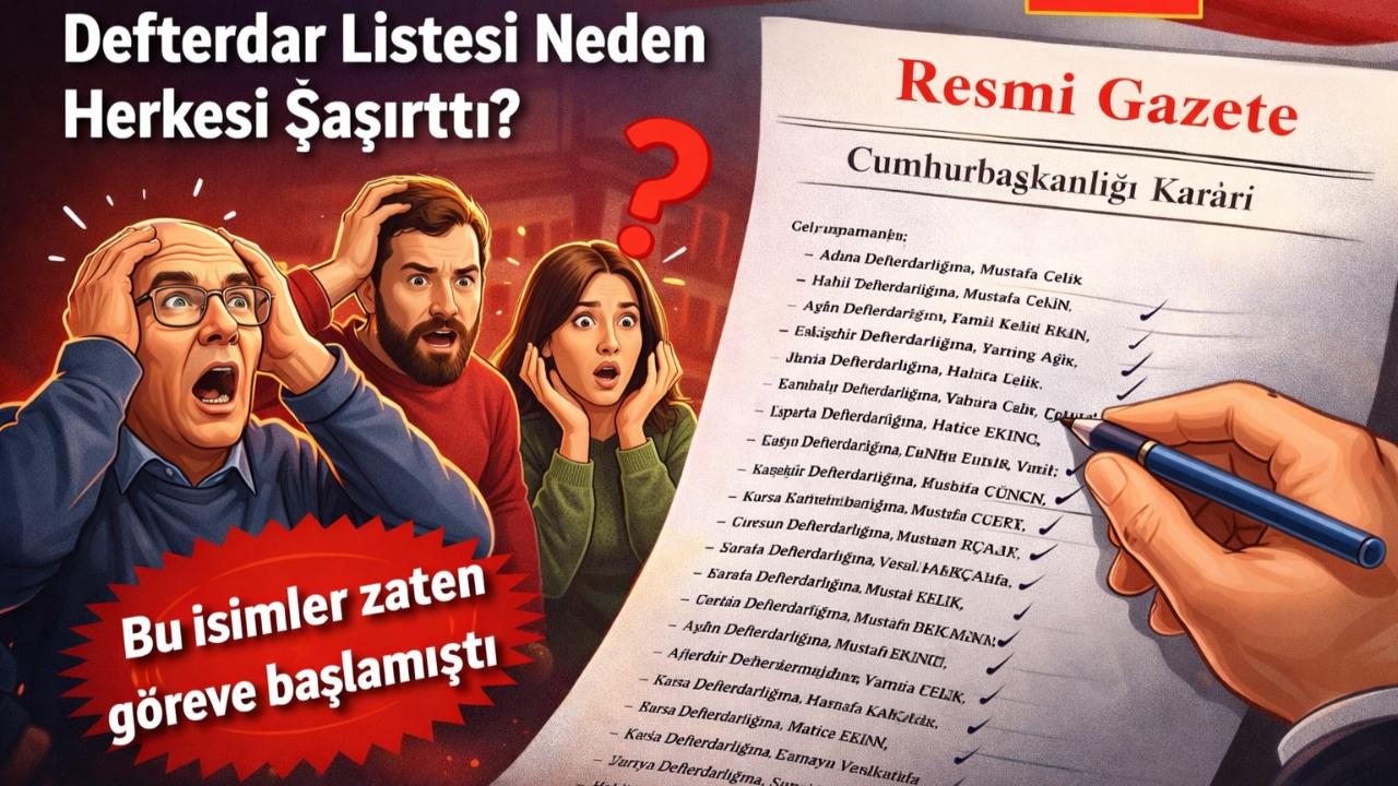 Aynı Koltuk, Yeni Karar! Defterdar Listesi Neden Herkesi Şaşırttı?