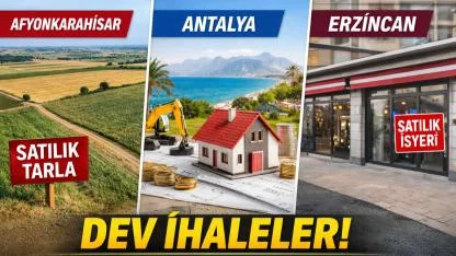Belediyelerden Dev Gayrimenkul Satışı! 3 İlde Arsa, Tarla ve İş Yerleri İhaleyle Satılıyor