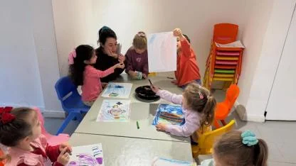 Bozcaada'da sanat ve spor bir arada