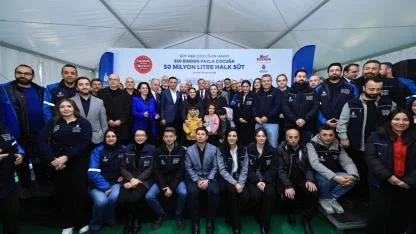 Halk Süt’ten Dev Rekor: 50 Milyon Litre Süt İstanbul’un Çocuklarına Ulaştı