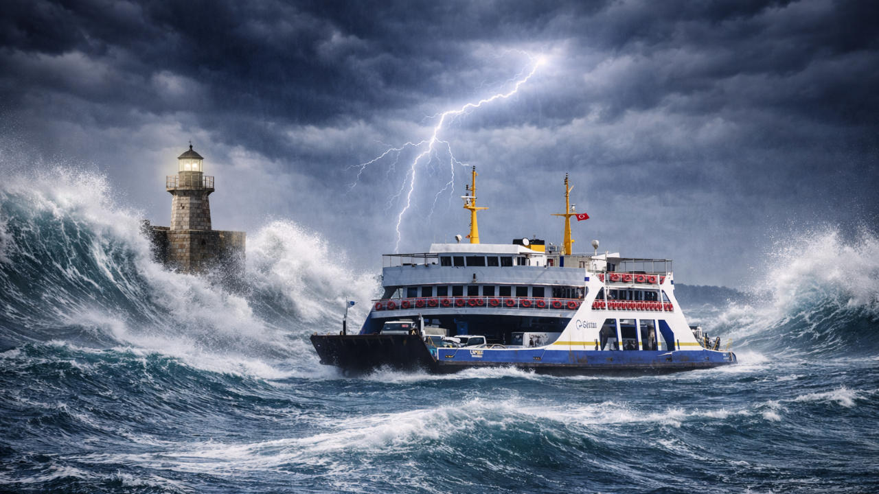 Kuzey Ege'de Fırtına Alarmı! Valilik Uyardı: Deniz Ulaşımı Aksayabilir "Vatandaşlarımız Dikkatli Olmalı"