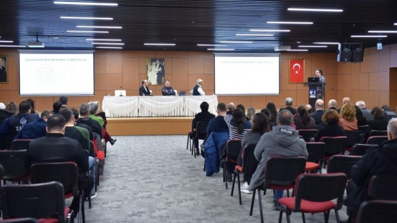 Meteorolojik Afetler ve Çanakkale Paneli Gerçekleşti: Üniversite-Kent İş Birliğinde Yeni Dönem