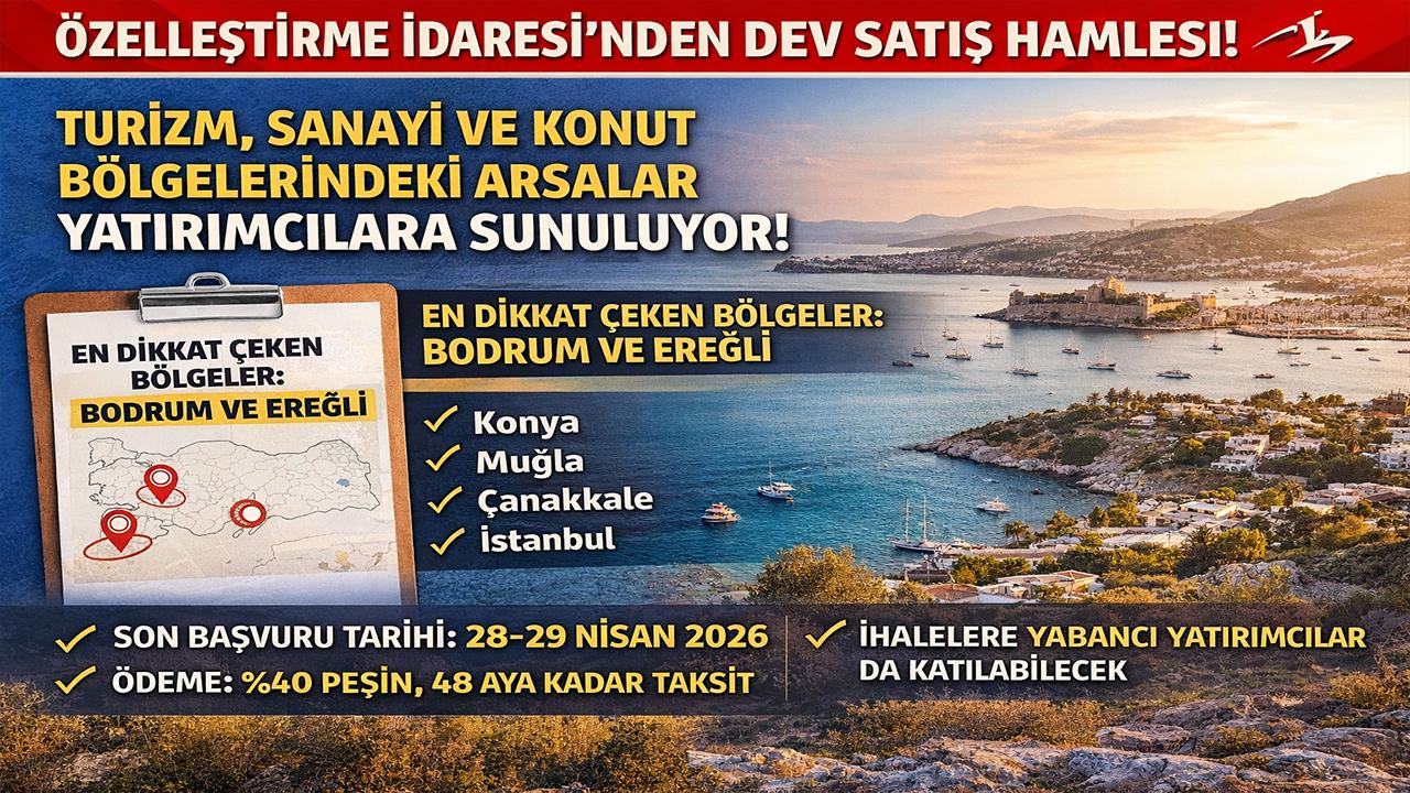 Özelleştirme İdaresi ve Kulu Belediyesi Duyurdu: Arsa Satış İhaleleri Nisan’da!