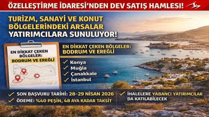 Özelleştirme İdaresi ve Kulu Belediyesi Duyurdu: Arsa Satış İhaleleri Nisan’da!