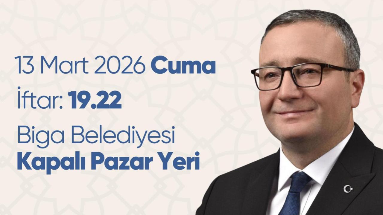 Biga Belediyesi geleneksel iftar sofrasını kuruyor