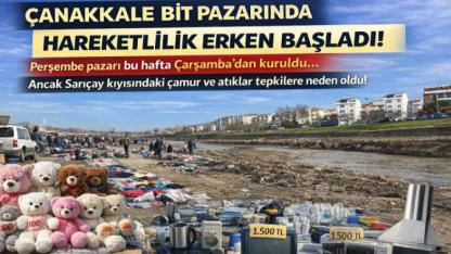 Sarıçay Taştı, Çamur Kaldı: Bit Pazarı Esnafından Temizlik İsyanı!