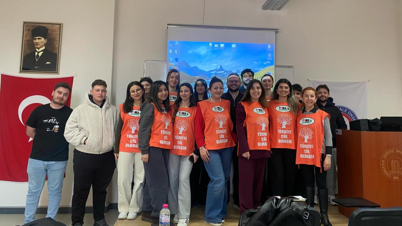 TEMA ve belediyeden öğrencilere çevre dersi!