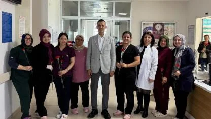 Lapseki Belediyesi'nden sağlık çalışanlarına sürpriz