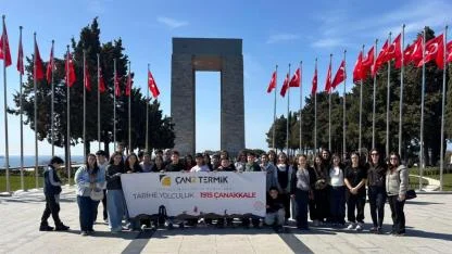 Çan2 Termik Santrali, 270 öğrenciyi Çanakkale’nin tarihi mirasıyla buluşturdu