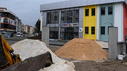 Alp Mercan Etüt Merkezi Çevresinde Düzenleme Çalışmaları