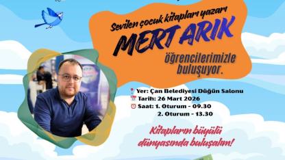 Çan’lı Çocuklar Yazar Mert Arık ile bir araya geliyor!
