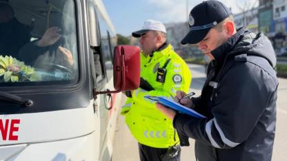 Lapseki'de toplu taşımaya sıkı denetim