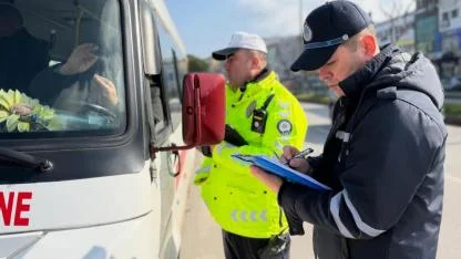 Lapseki'de toplu taşımaya sıkı denetim