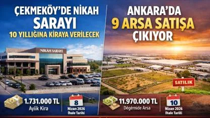 Resmî Gazete’de Dev İhale Günü! İstanbul ve Ankara’da Milyonluk Taşınmazlar El Değiştiriyor