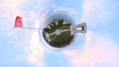 Şehitler Abidesi'nin görkemi 360 derece kamera ile kaydedildi