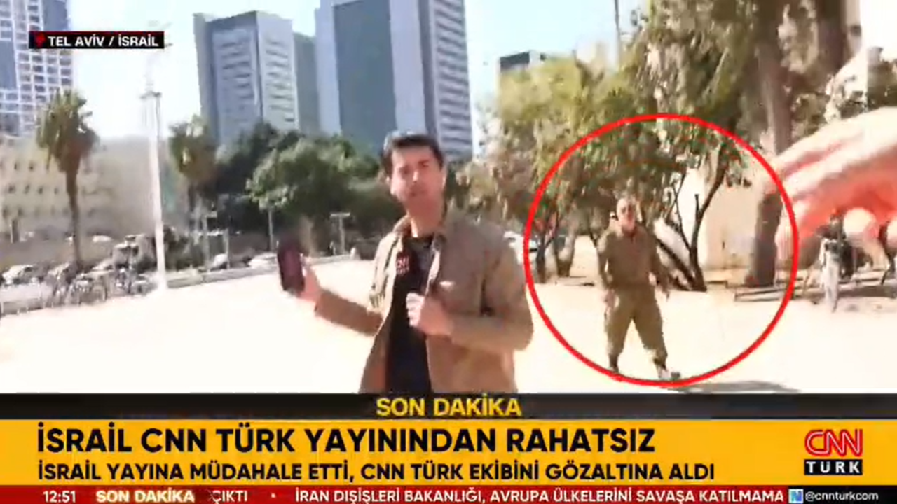 SON DAKİKA | İsrail’de CNN Türk Ekibine Saldırı! Canlı Yayında Gözaltına Alındılar: Haber Alınamıyor!