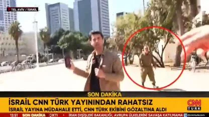 SON DAKİKA | İsrail’de CNN Türk Ekibine Saldırı! Canlı Yayında Gözaltına Alındılar: Haber Alınamıyor!