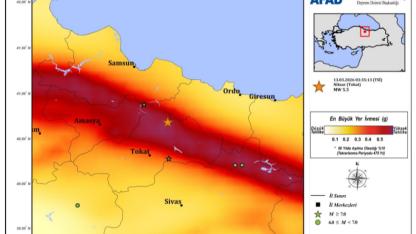 Tokat Niksar’da 5.5 Büyüklüğündeki Deprem Sonrası AFAD’dan İlk Rapor Geldi. Bölgeyi Neler Bekliyor?