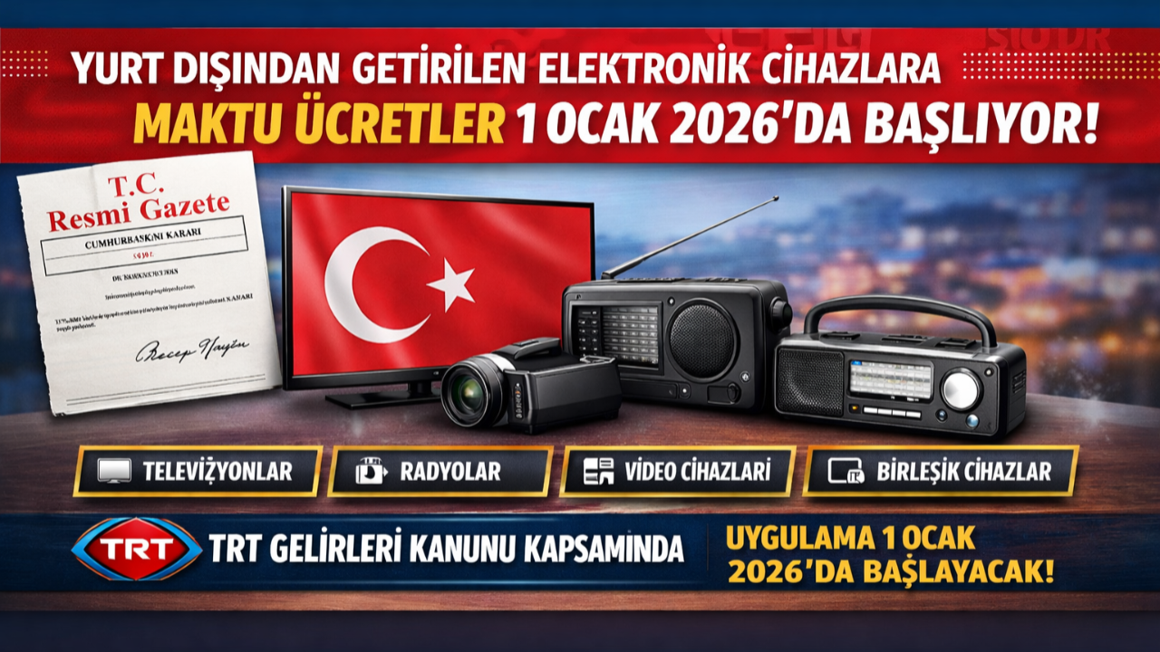 Yurt Dışından Cihaz Getirecekler Dikkat! 2026 Bandrol Ücretleri Belli Oldu: Zam Var mı?